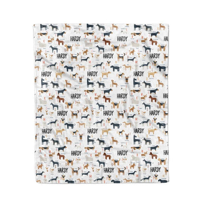 ABC Paw-ty Personalized Kids Blanket