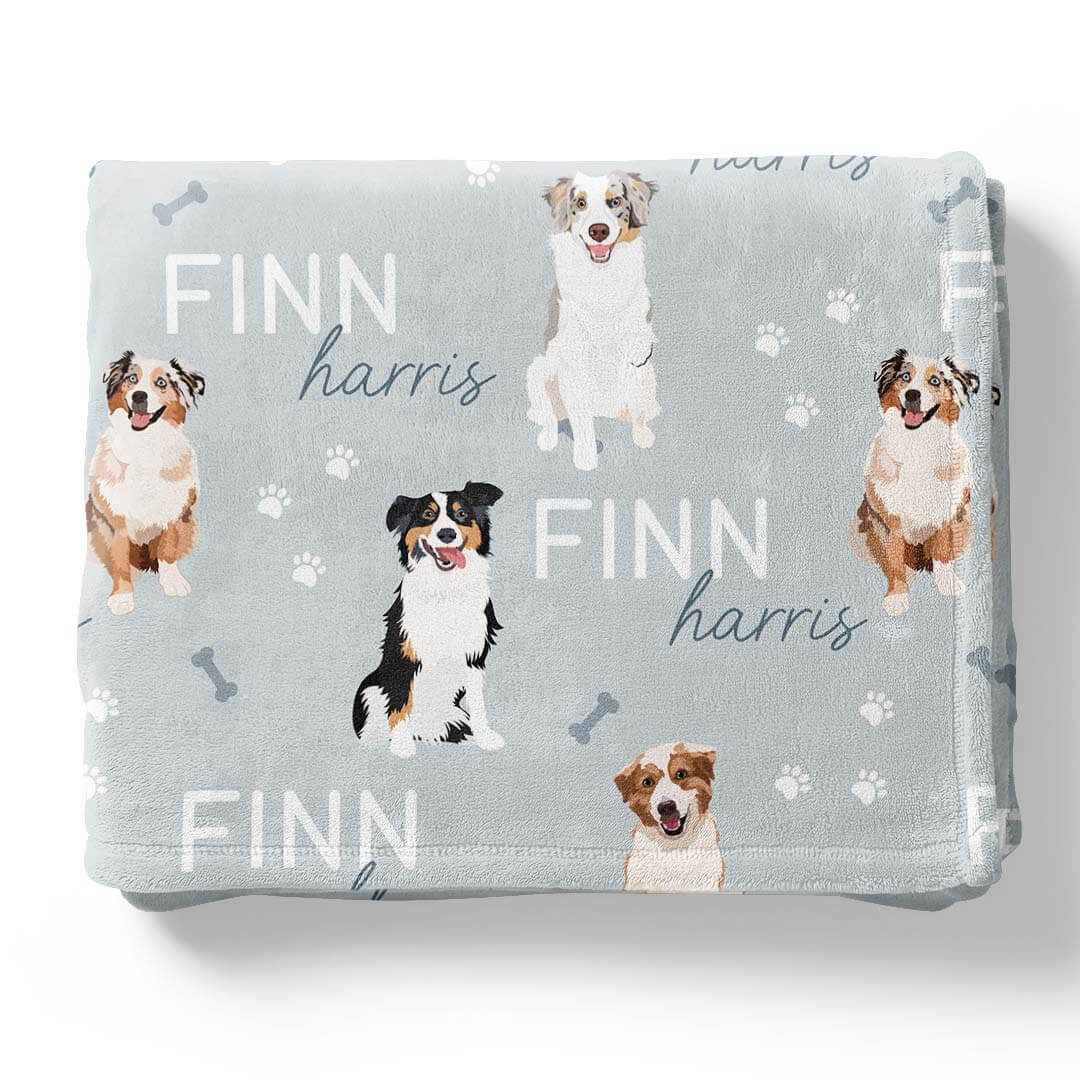 Personalized Kids Blankets | Dog Breeds - Part 1