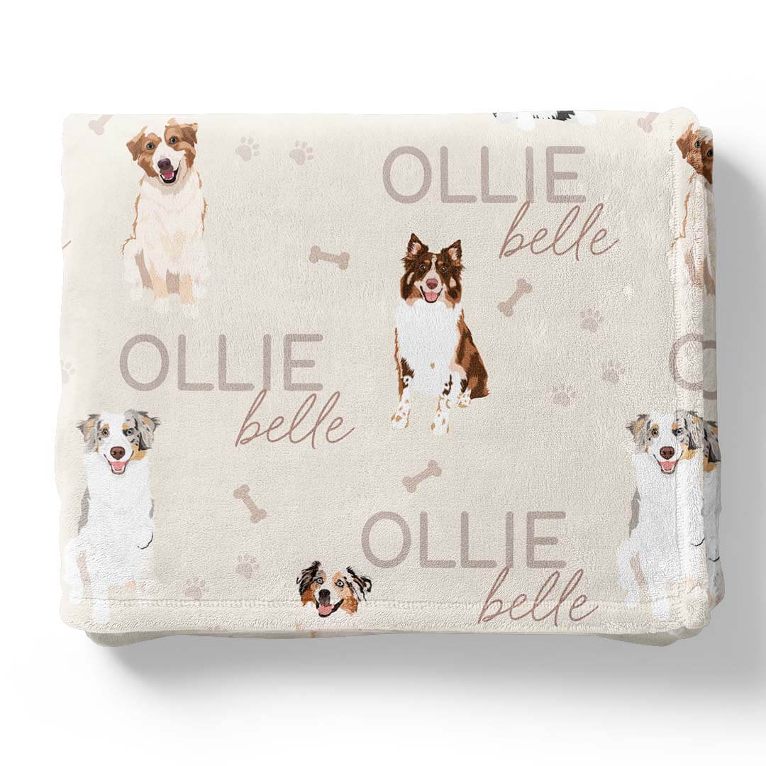 Personalized Kids Blankets | Dog Breeds - Part 1