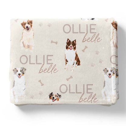 Personalized Kids Blankets | Dog Breeds - Part 1