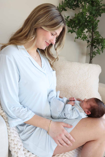 Labor & Delivery Nightgown | Baby Blue