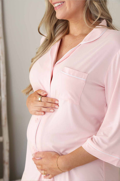 Labor & Delivery Nightgown | Baby Pink