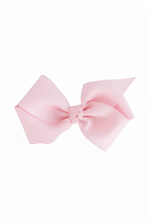 Large Ribbon Bow With Clip | Pretty Pink