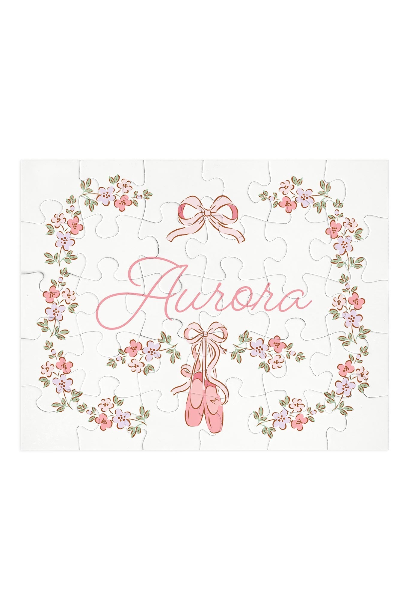 Kids Personalized 30 Piece Puzzle | Ballet Blossoms