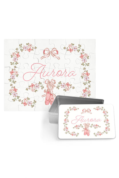 Kids Personalized 30 Piece Puzzle | Ballet Blossoms
