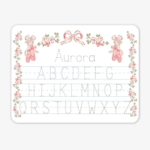 Kids Personalized Whiteboard | Ballet Blossoms