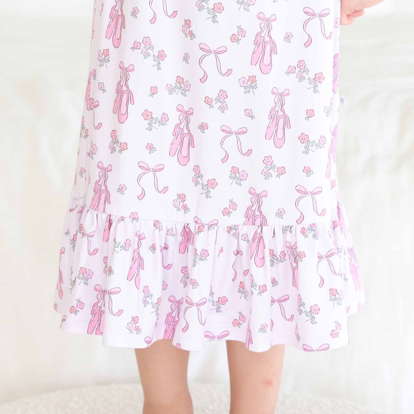 Girls' Full Length Ruffle Nightgown | Ballet Dreams