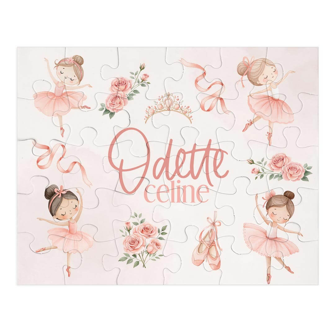 Kids Personalized 30 Piece Puzzle | Ballet Princess