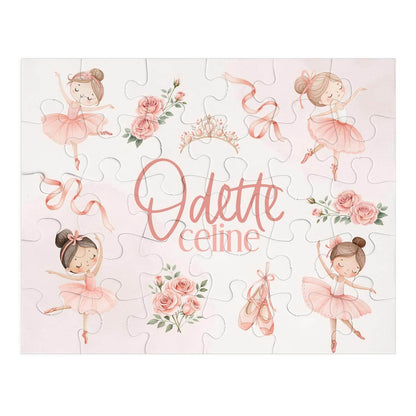 Kids Personalized 30 Piece Puzzle | Ballet Princess