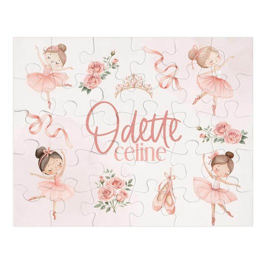 Kids Personalized 30 Piece Puzzle | Ballet Princess