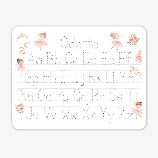 Kids Personalized Whiteboard | Ballet Princess