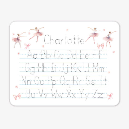Kids Personalized Whiteboard | Ballet & Bows