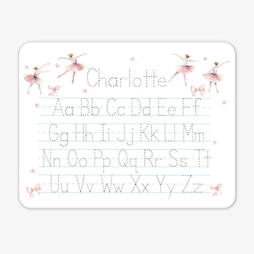 Kids Personalized Whiteboard | Ballet & Bows