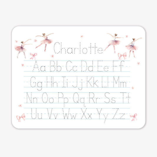 Kids Personalized Whiteboard | Ballet & Bows