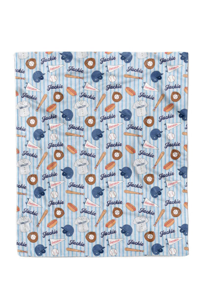 Ballpark Bros Personalized Kids Blanket