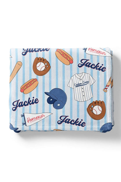 Ballpark Bros Personalized Kids Blanket