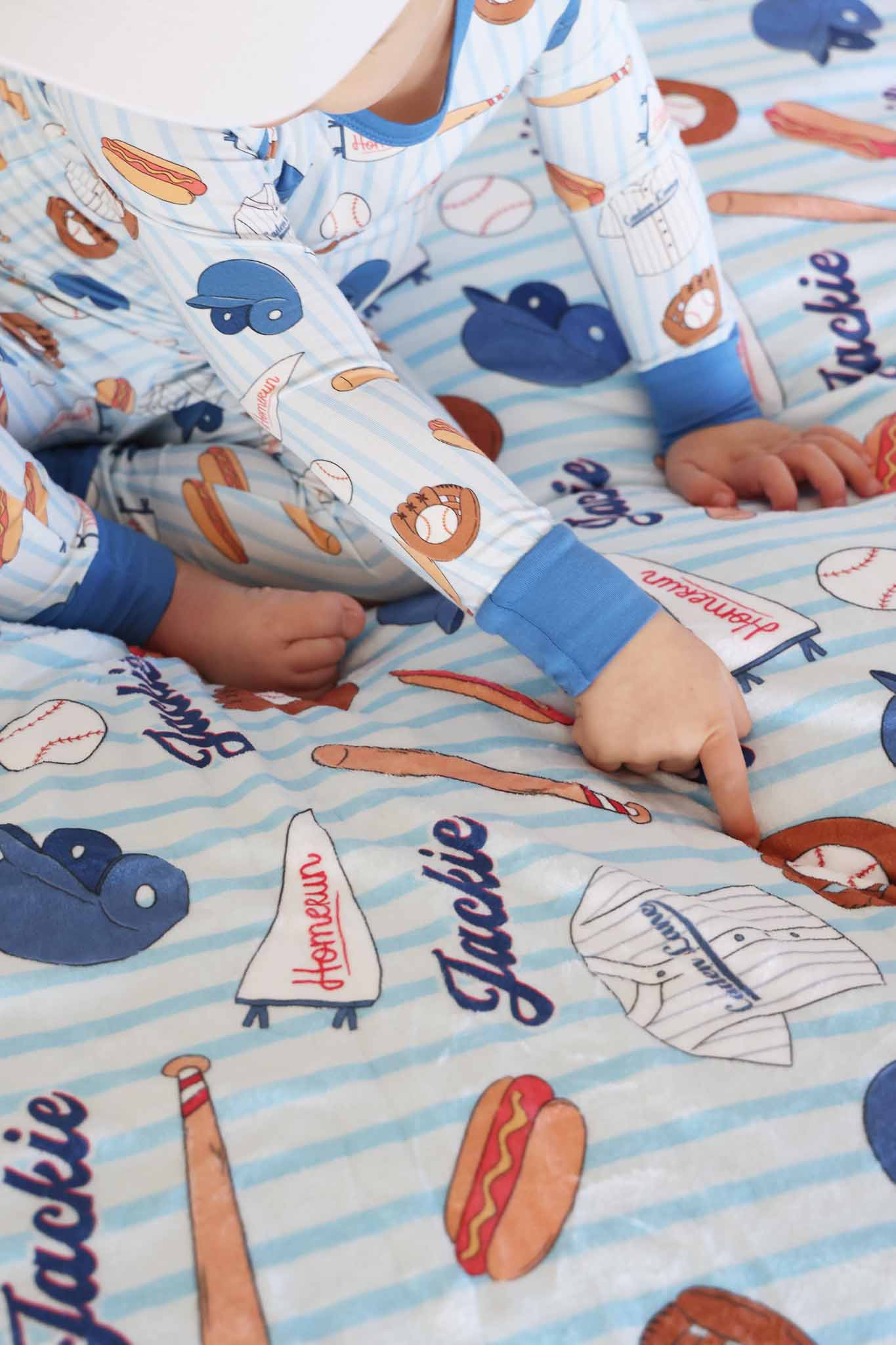 Ballpark Bros Personalized Kids Blanket