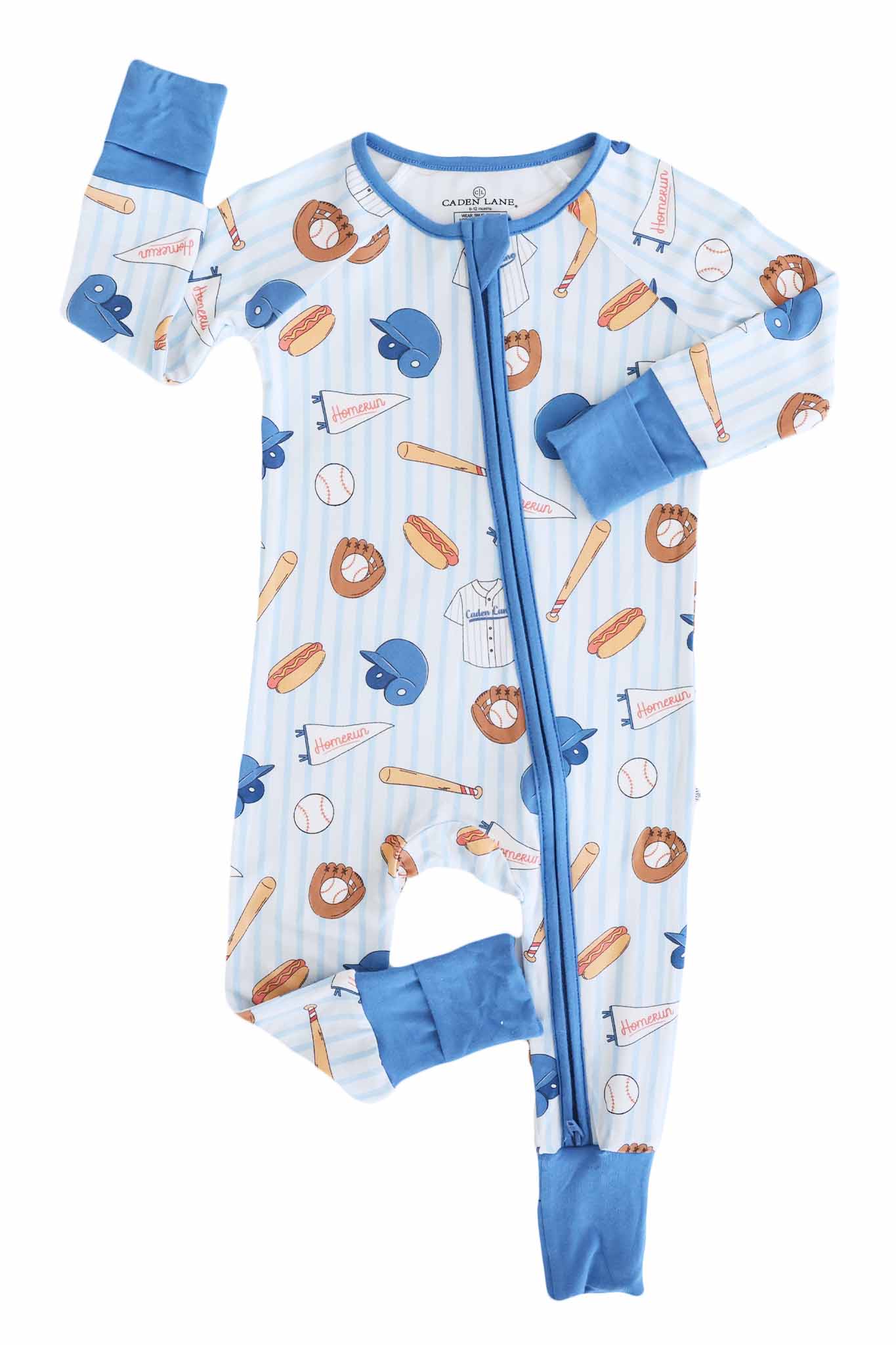 Ballpark Bros Convertible Bamboo Zip Romper
