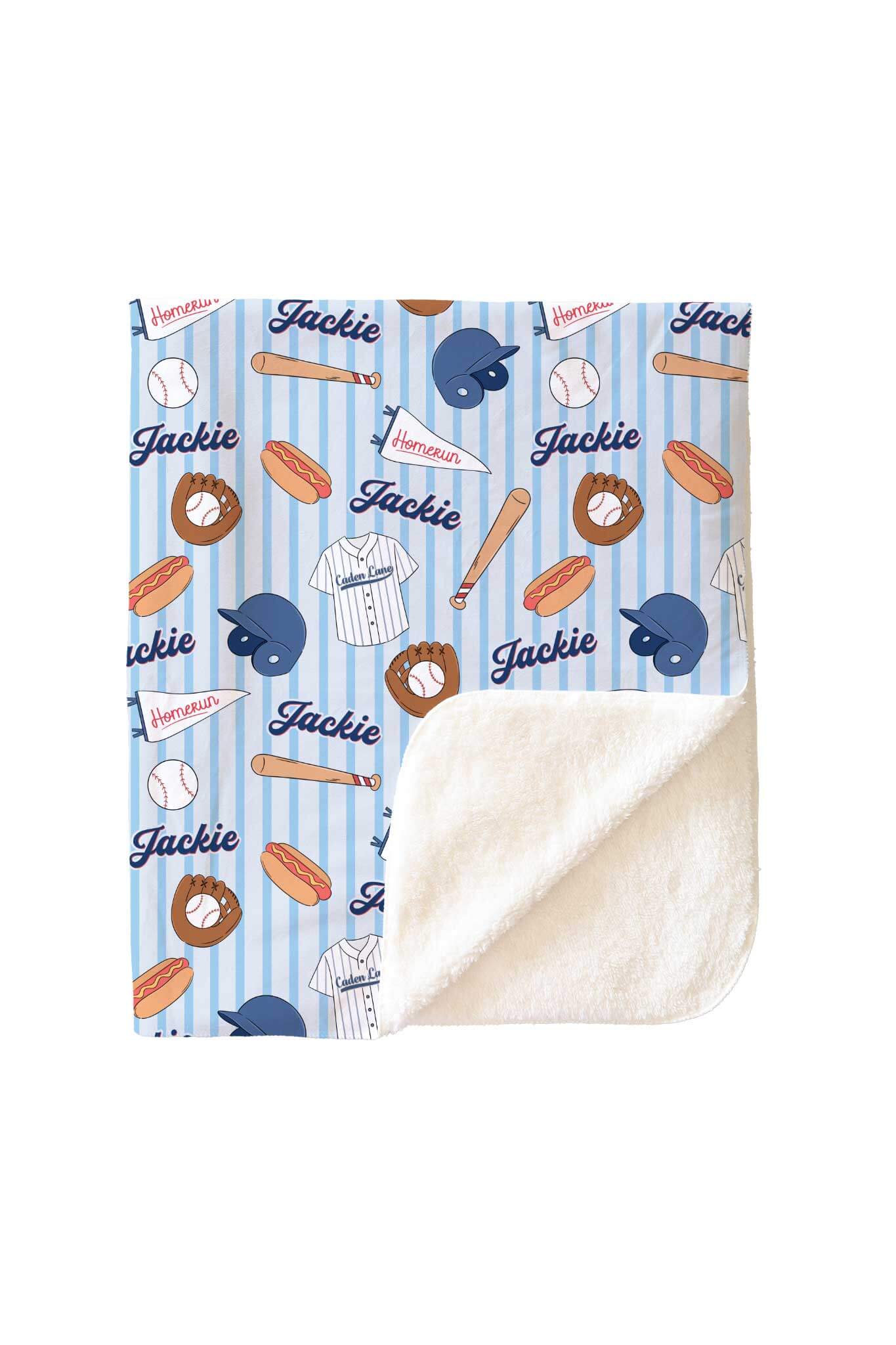 Ballpark Bros Personalized Kids Blanket