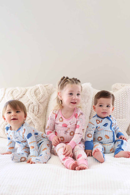 Ballpark Bros Convertible Bamboo Zip Romper