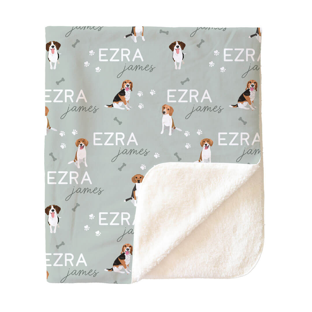 Personalized Kids Blankets | Dog Breeds - Part 1