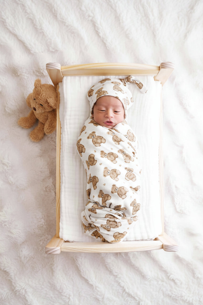 All Bamboo Waffle Swaddle Blankets