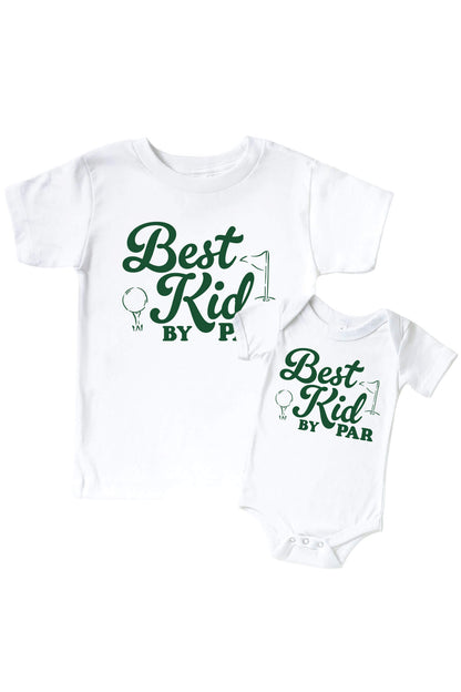 Best Kid By Par Graphic Bodysuit & Kids Tee | White