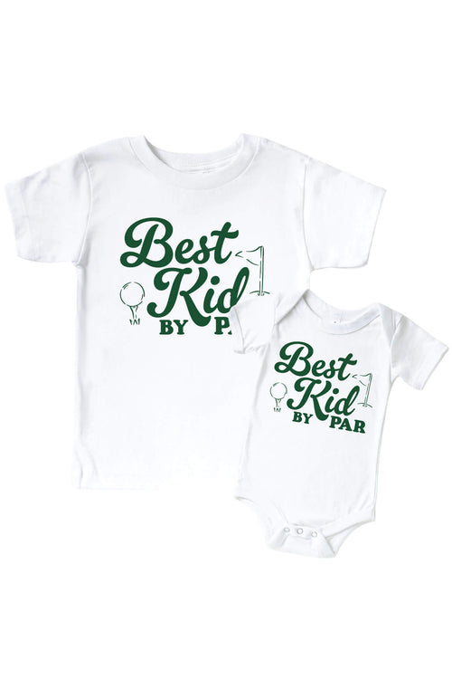 Best Kid By Par Graphic Bodysuit & Kids Tee | White