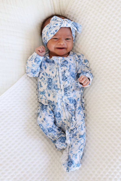 Betsy's Blooms Knit Large Bow Headwrap