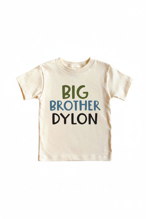 Personalized Big Brother Tee | Natural