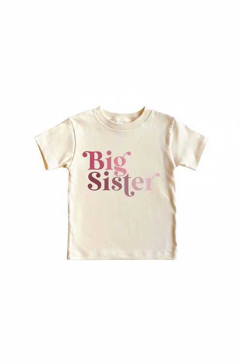 Big Sister Pinks Graphic Tee | Natural