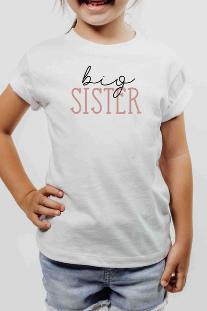 Big Sister Graphic Tee | White