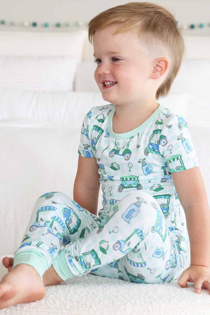 Birdie Babes Two Piece Pajama Set | Green