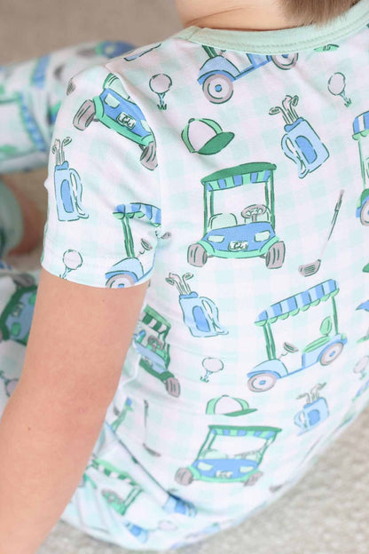 Birdie Babes Two Piece Pajama Set | Green