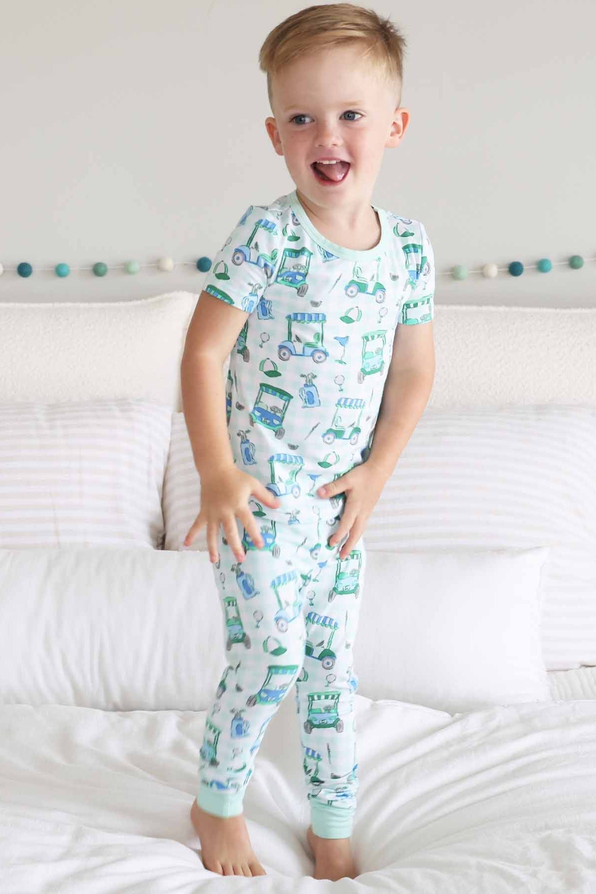 Birdie Babes Two Piece Pajama Set | Green