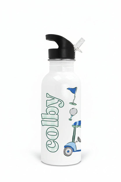 Birdie Babes Personalized Kids Water Bottle | Green