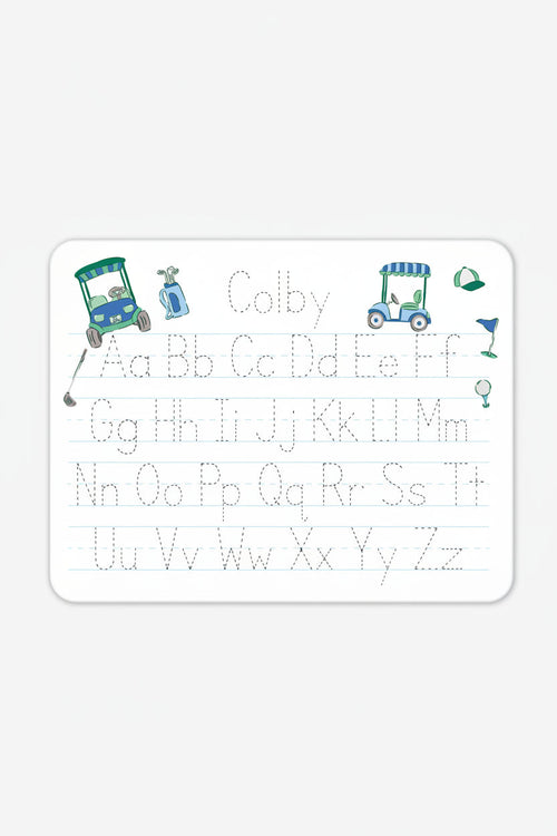 Kids Personalized Whiteboard | Birdie Babes Green