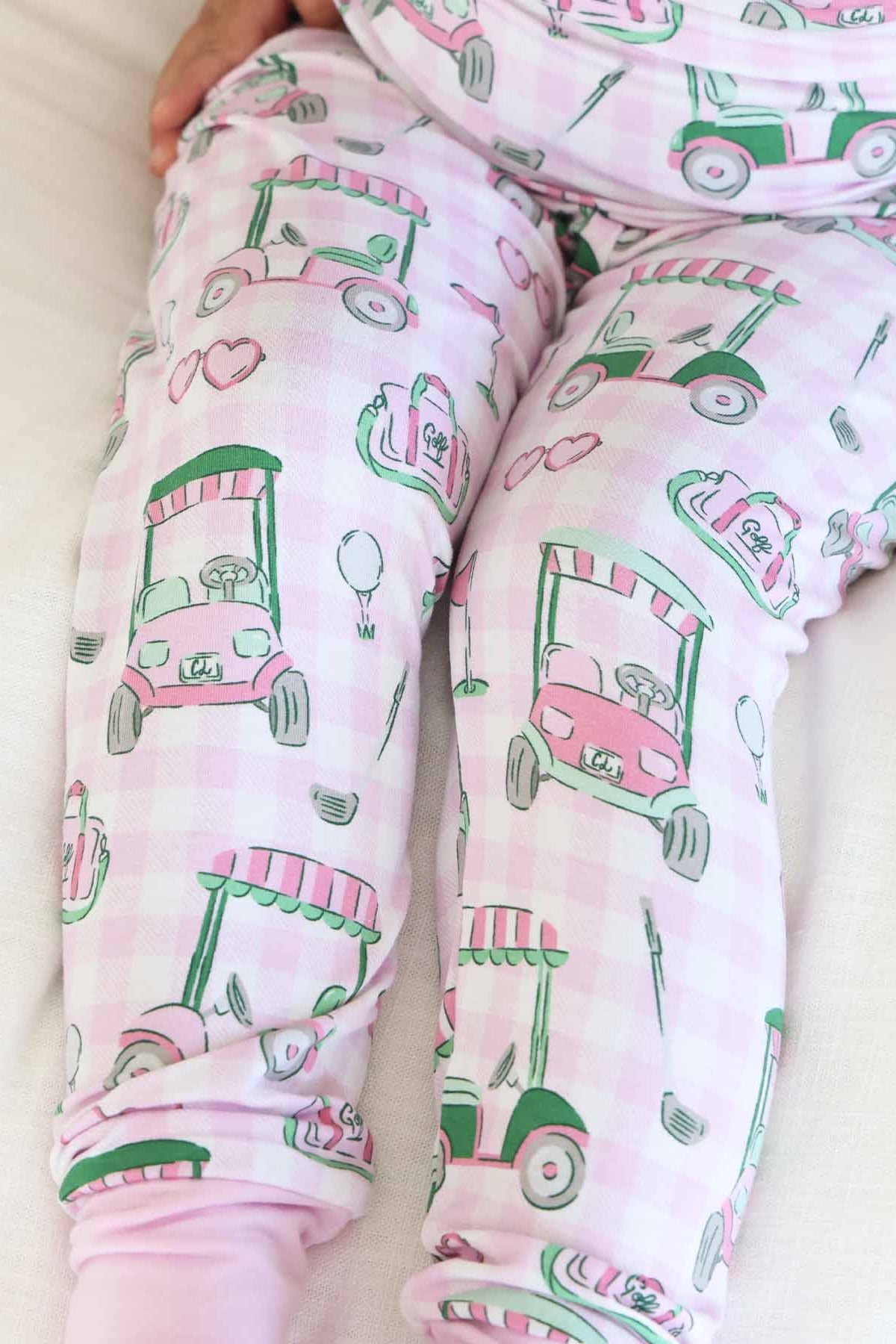 Birdie Babes Two Piece Pajama Set | Pink