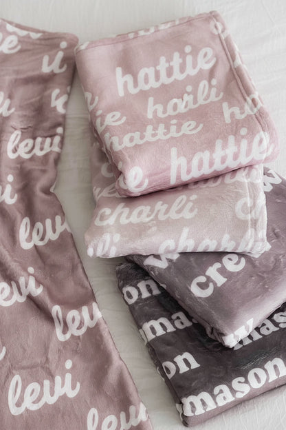Personalized Color Blanket | Taupe