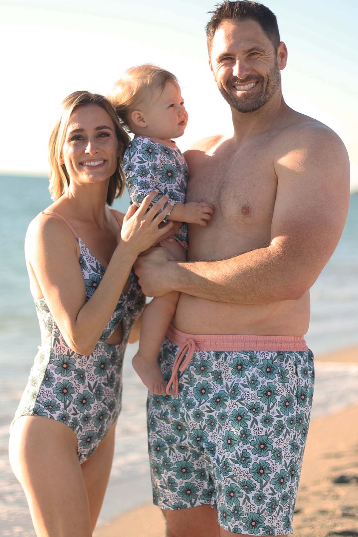 Men's Swim Trunks | Beachy Blooms