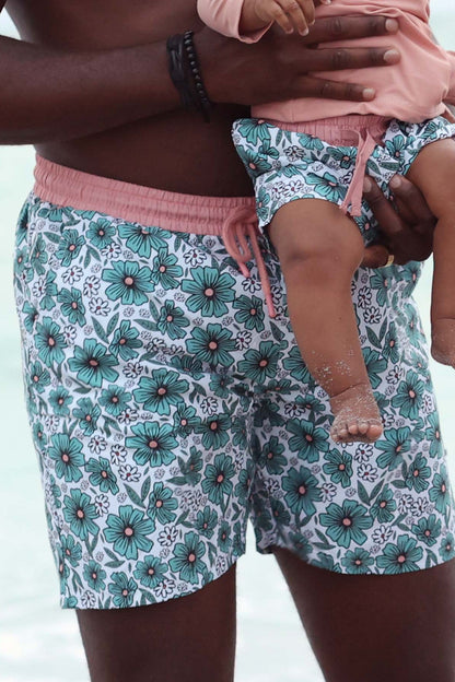 Men's Swim Trunks | Beachy Blooms
