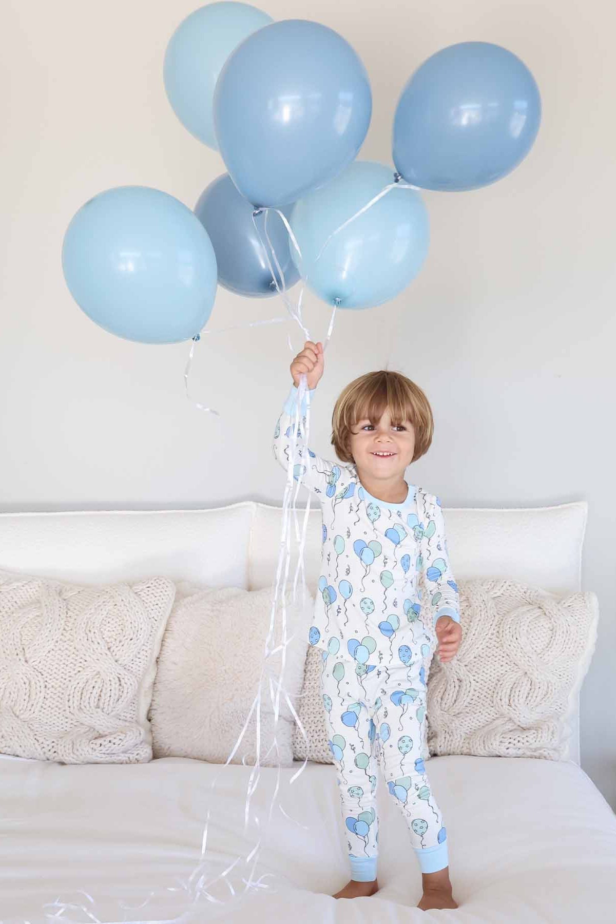 Party Time Two Piece Pajama Set | Blue