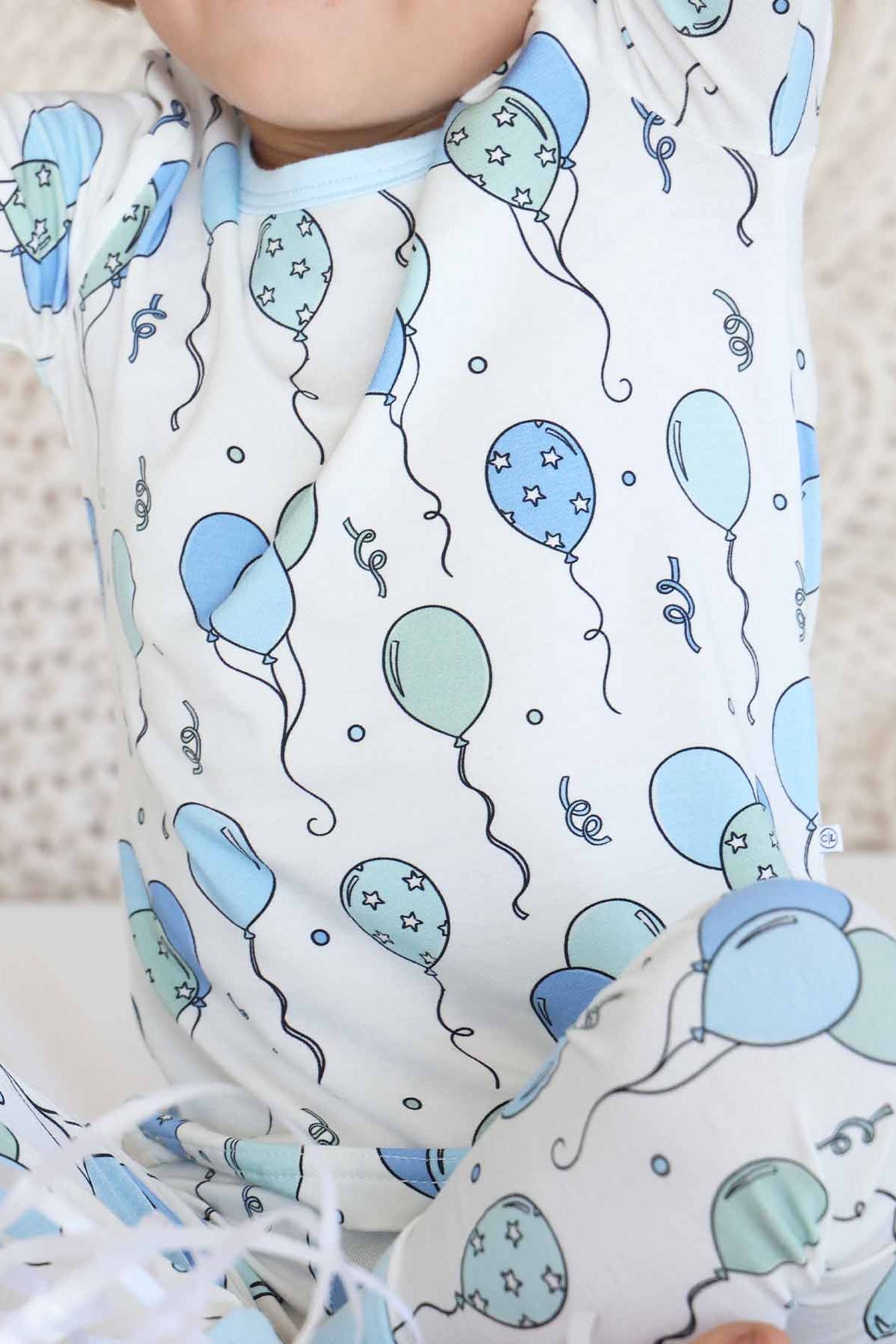 Party Time Two Piece Pajama Set | Blue