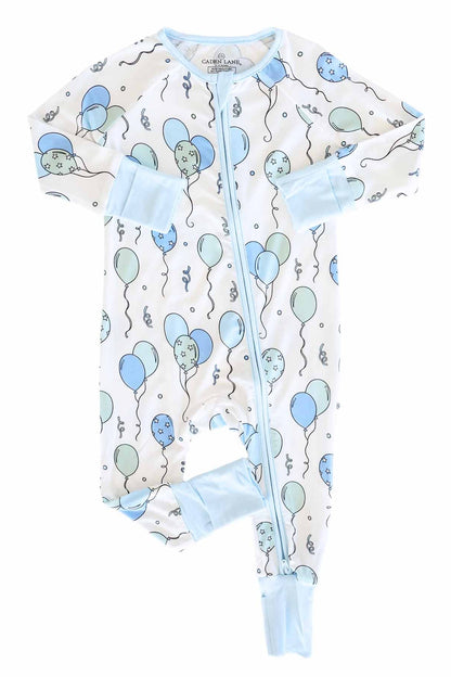 Party Time Convertible Zip Romper | Blue