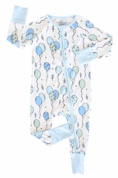 Party Time Convertible Zip Romper | Blue