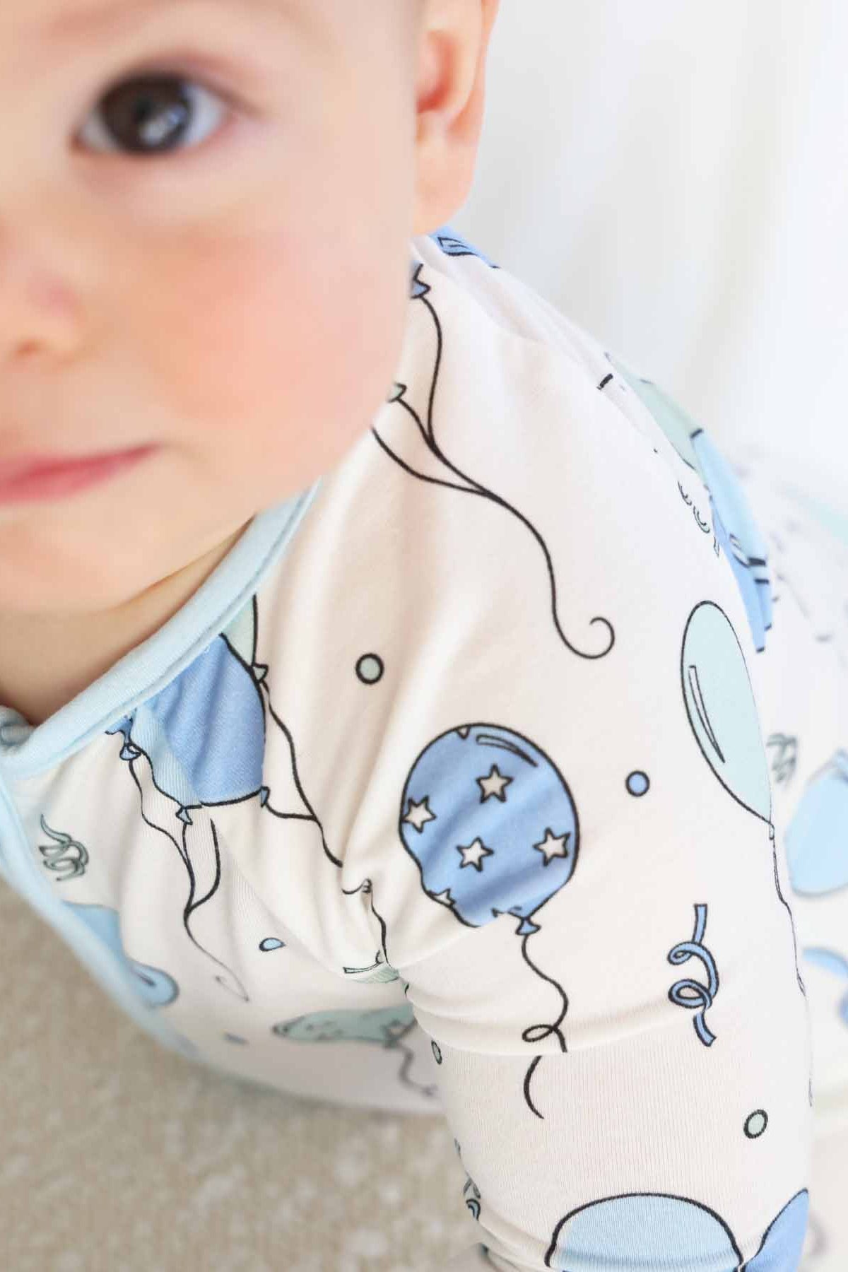 Party Time Convertible Zip Romper | Blue