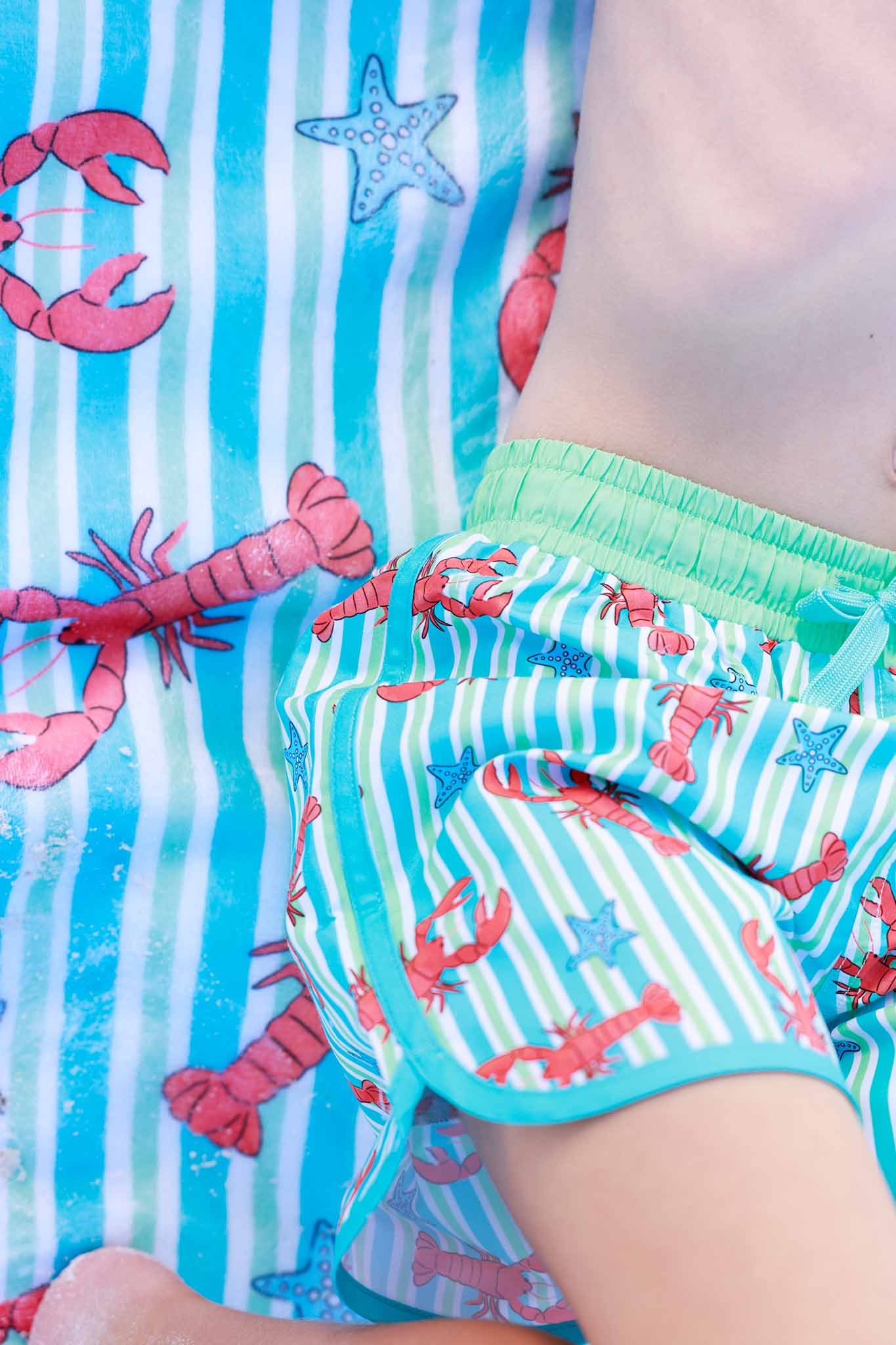 Boy's Swim Trunks | Pinch Me Blue
