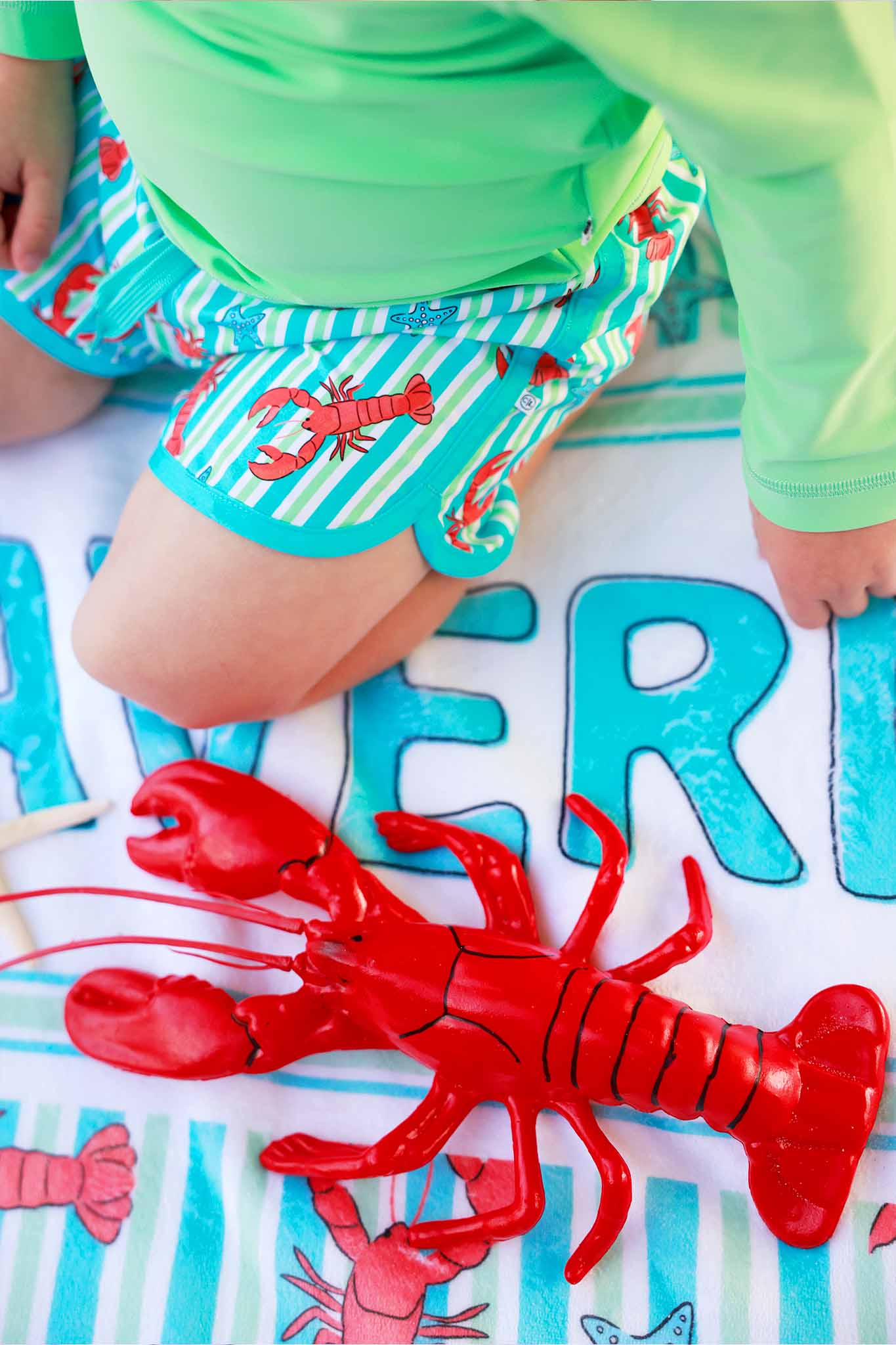 Boy's Swim Trunks | Pinch Me Blue