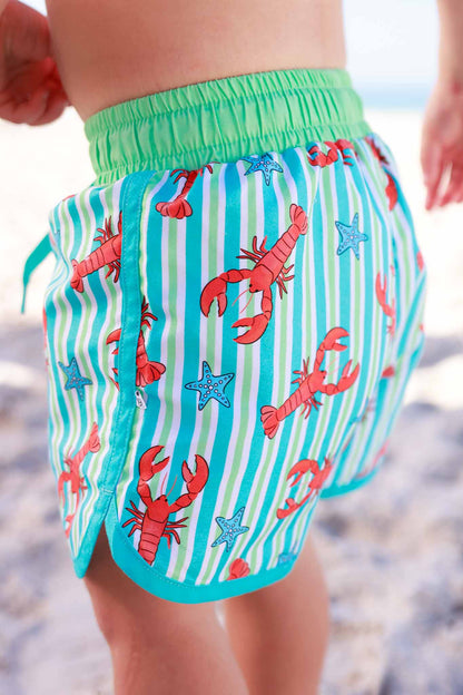 Boy's Swim Trunks | Pinch Me Blue