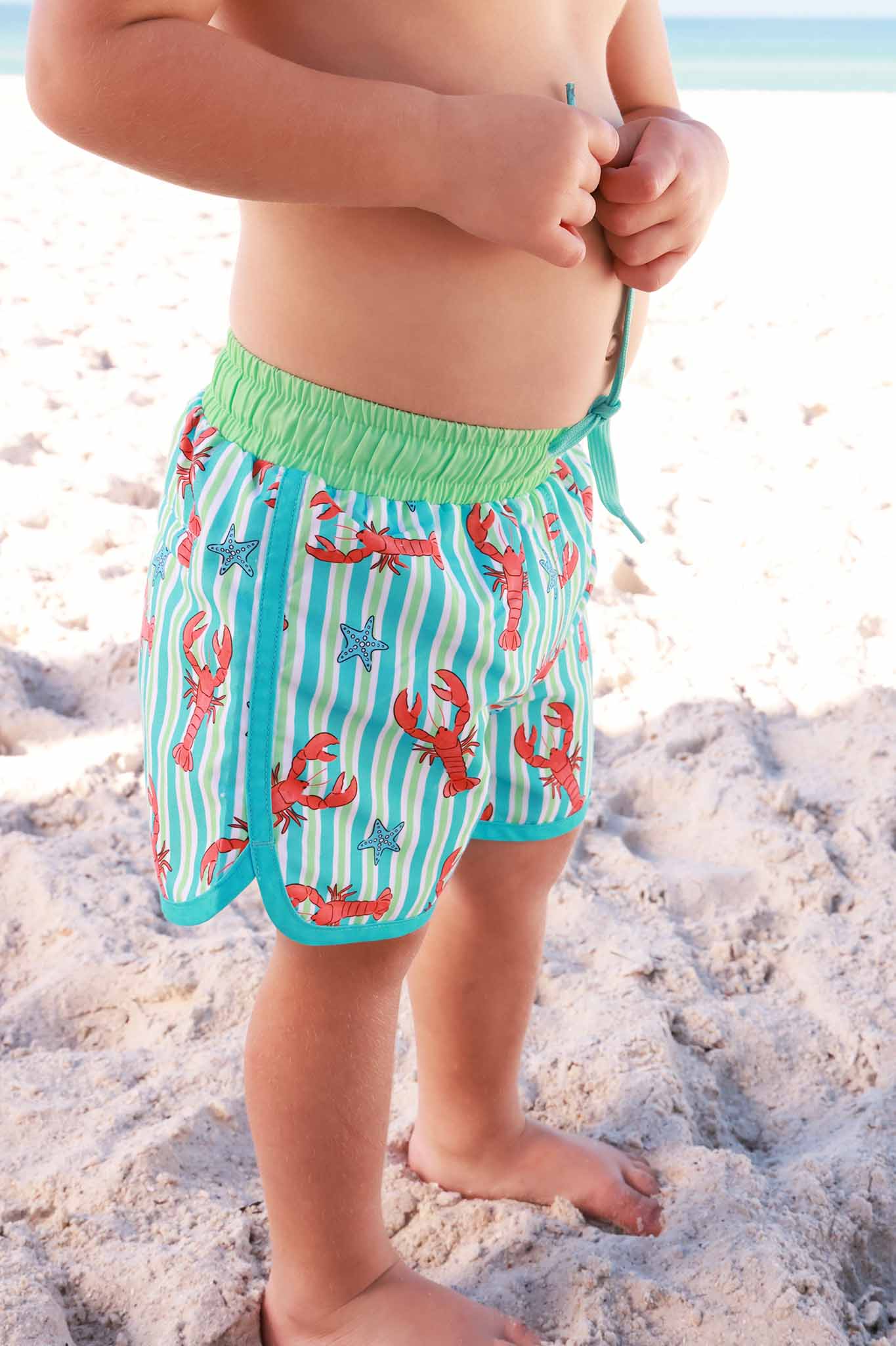Boy's Swim Trunks | Pinch Me Blue